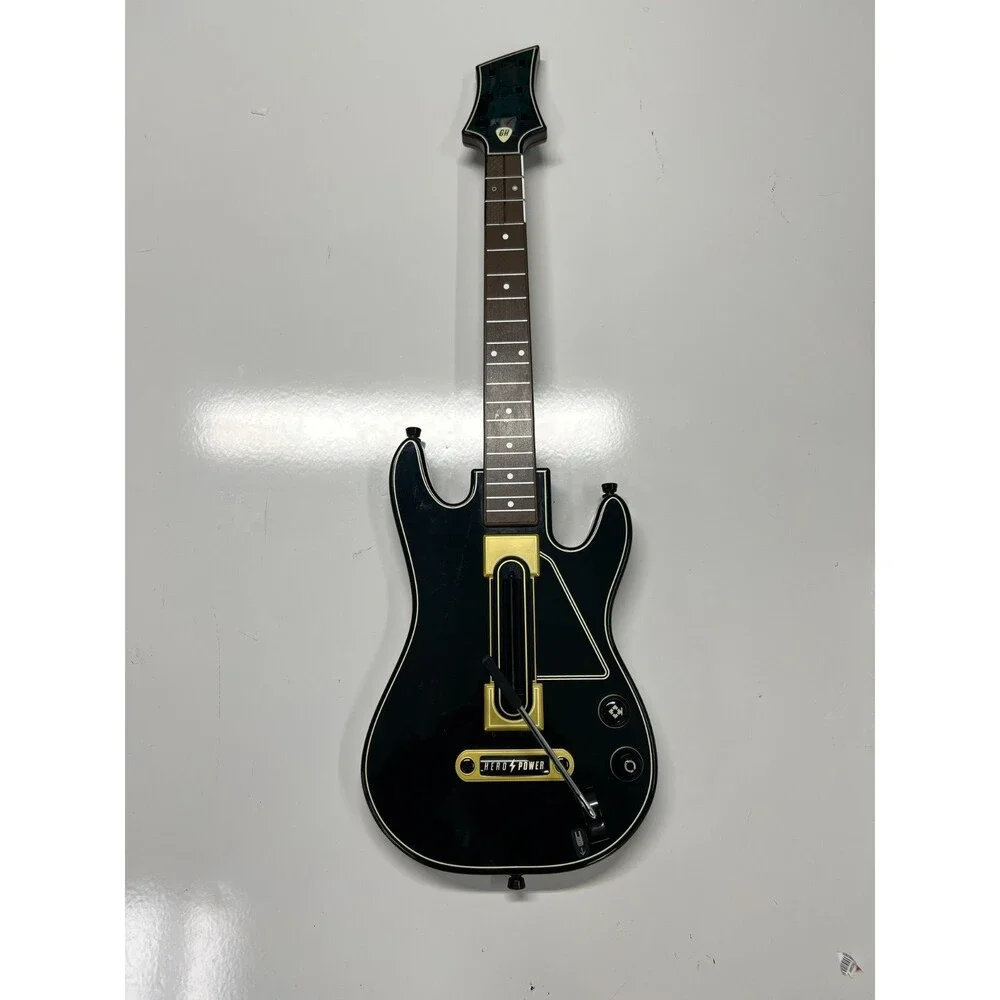 ACTIVISION GUITAR HERO POWER WIRELESS GUITAR XBOX 360 PS3 NO DONGLE W